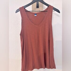 Old Navy Rust Tank Top Essential Sleeveless Style